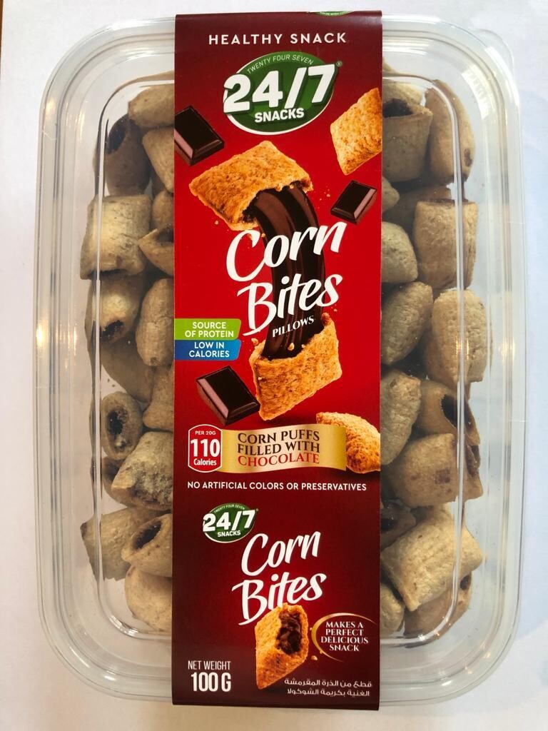 Corn Bites Chocolate (Box) - 24/7