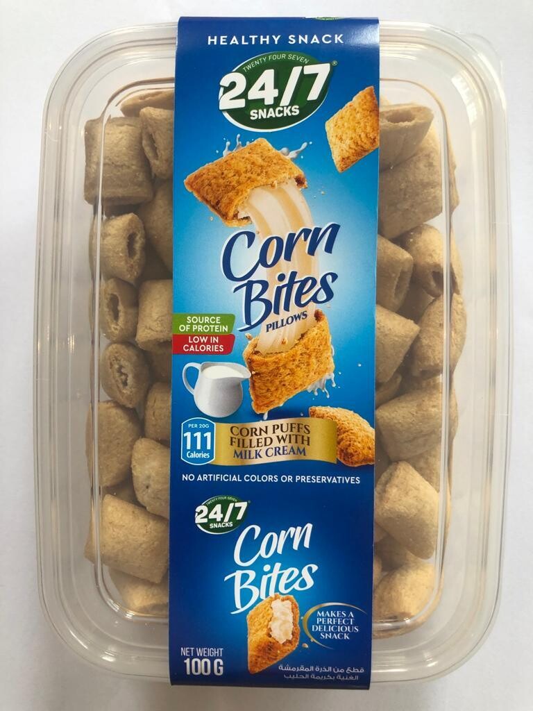 Corn Bites Milk (Box) - 24/7
