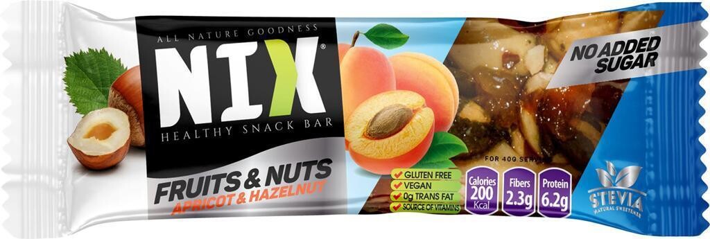 Fruits & Nuts Apricot Hazelnut Stevia (Bar) - NIX