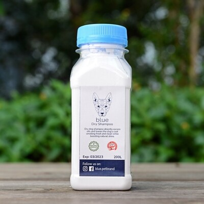 Shampoo Dry Baby Powder (Bottle) - Blue Pet