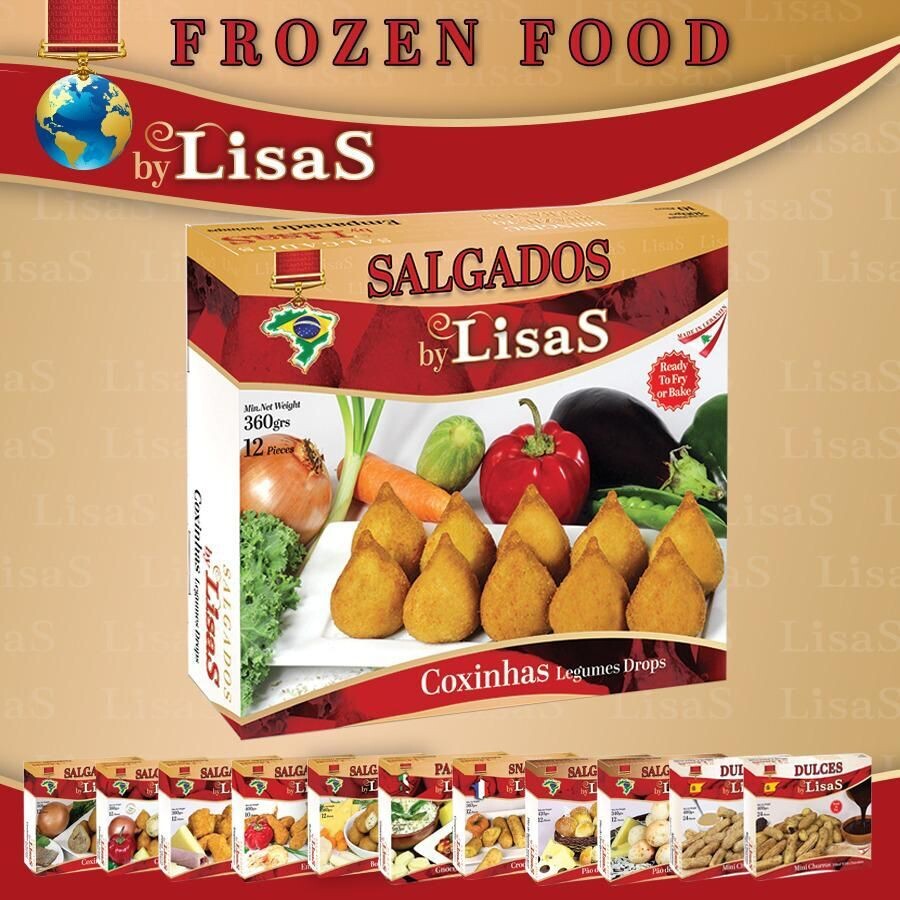 Coxinhas/Legumes Drops (Box) - Lisas
