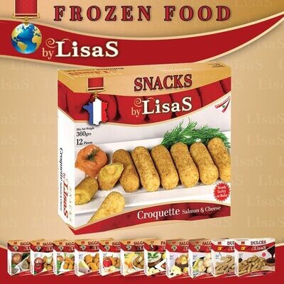 Croquettes Cheese & Salmon (Box) - Lisas
