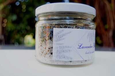 Foot Scrub Lavender (Jar) - Lavender Bloom