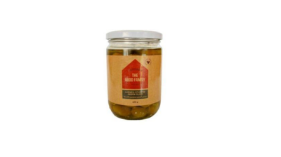 Labneh Stuffed Green Olives (Jar) - The Good Family