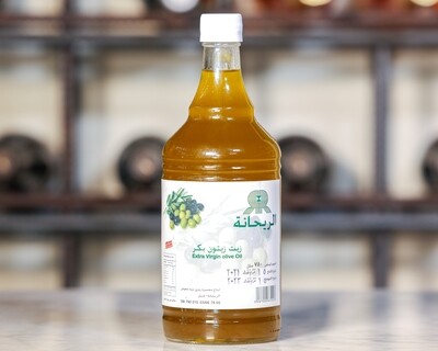 Olive Oil Extra Virgin (Bottle) - El Rihaneh