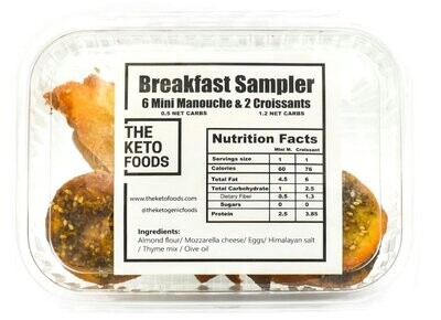 Breakfast Sampler (Pack) - The Keto Foods