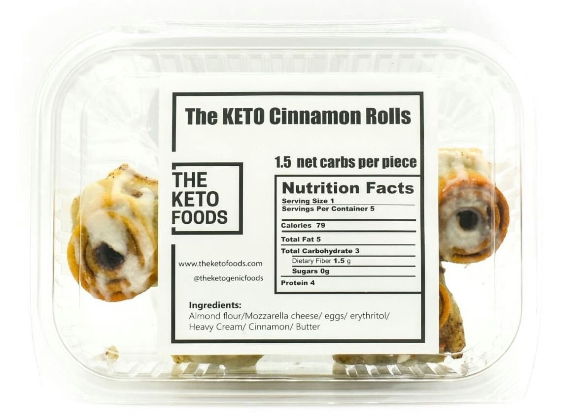 Cinnamon Rolls (Pack) - The Keto Foods