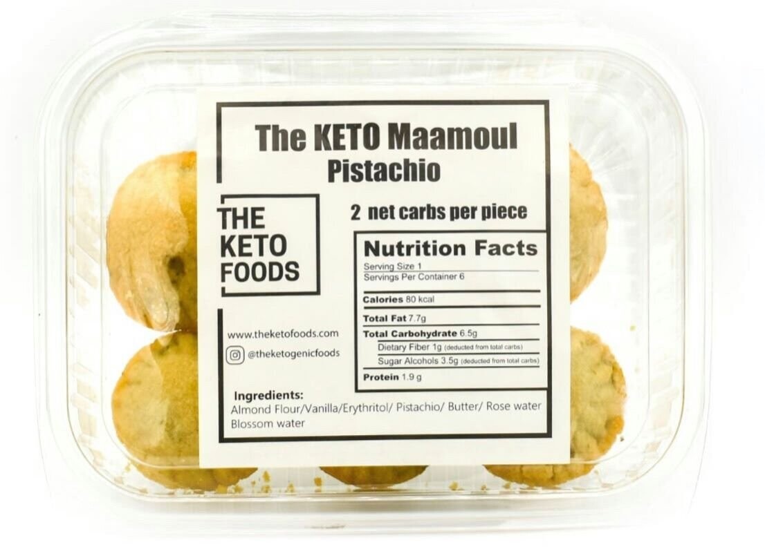 Maamoul Pistachio (Pack) - The Keto Foods