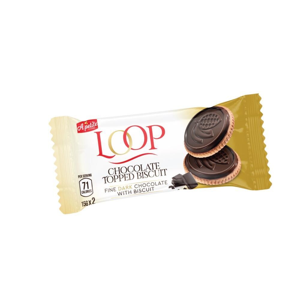 Biscuits Chocolate Loop Dark (Pack) - A Petite