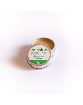 Lip Balm Peppermint (Can) - Mission Natural