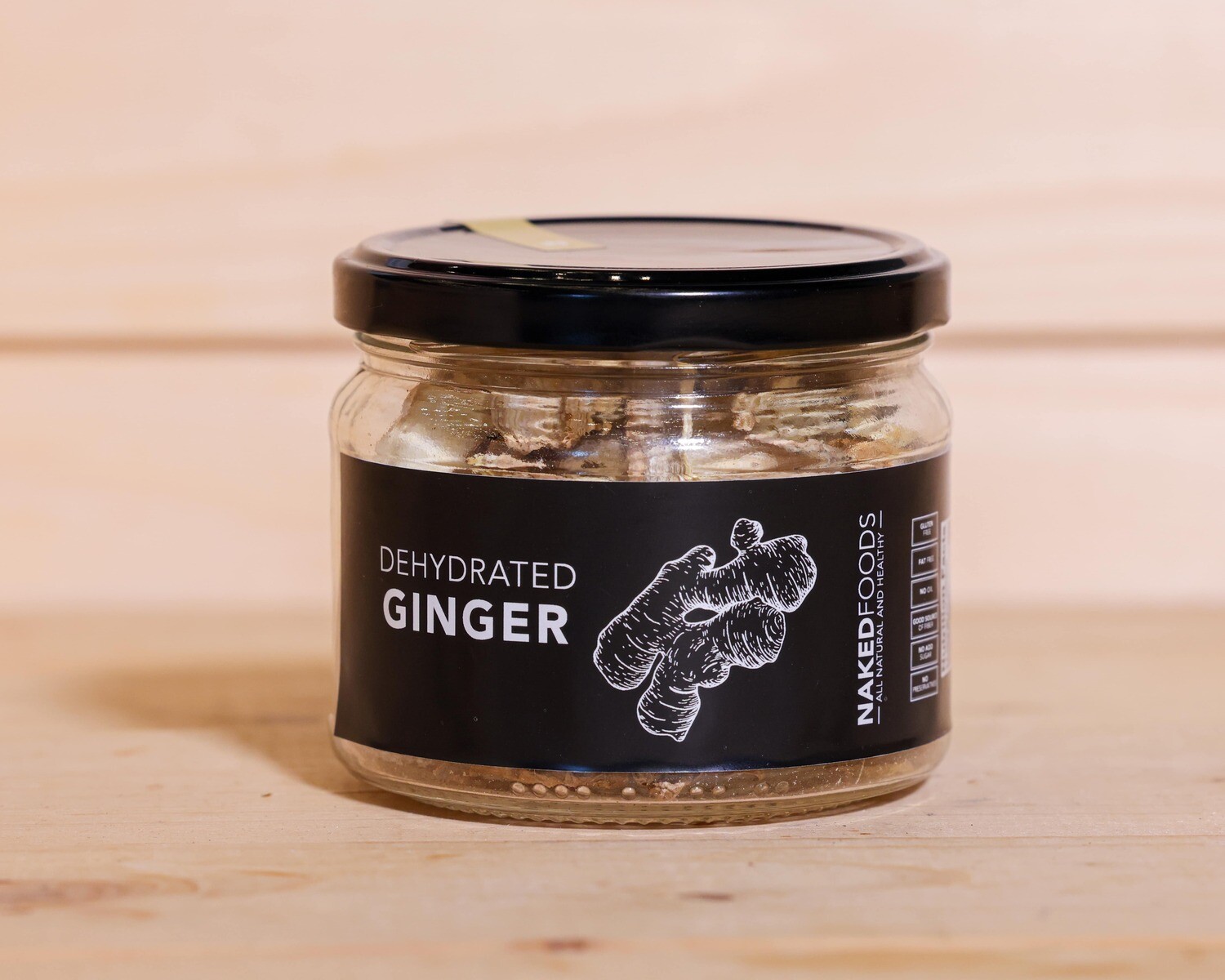 Ginger Dehydrated (Jar) - Naked Foods