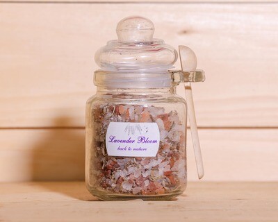 Salt Bath Himalayan (Jar) - Lavender Bloom
