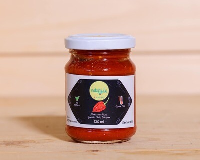 Habanero Paste Garlic (Jar) - Nabaty