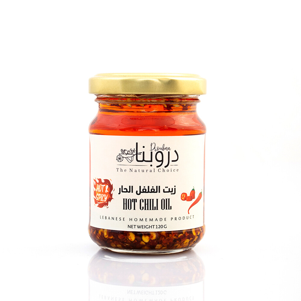 Oil Hot Chili (Jar) - Droubna