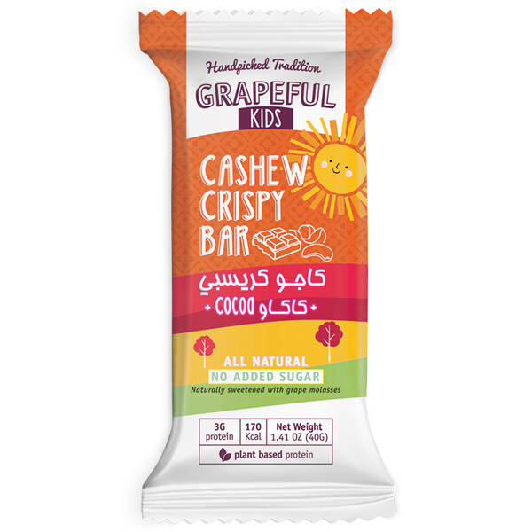 Protein Cashew Crispy Kids (Bar) - Grapeful