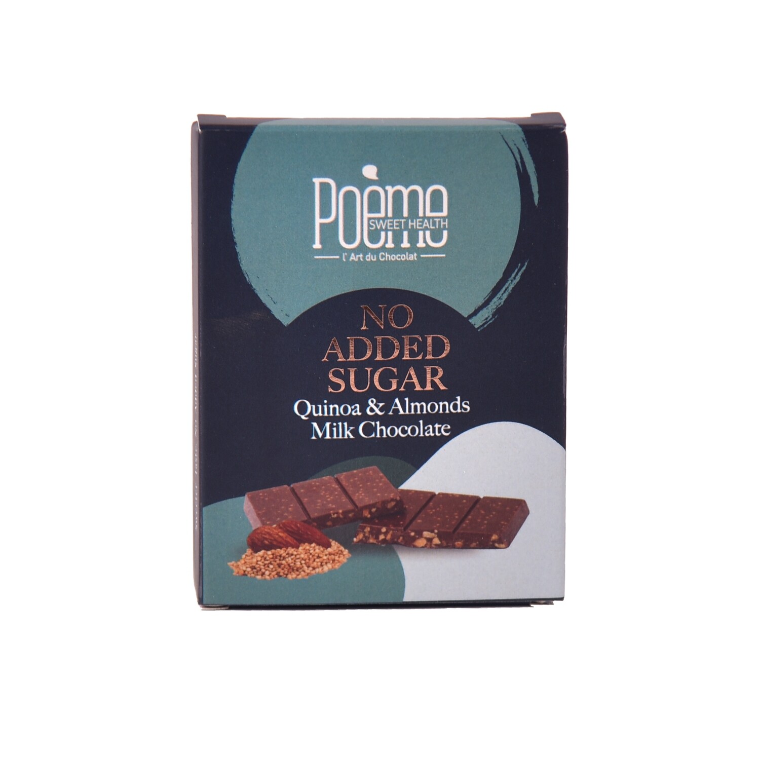 Bar Quinoa Almond No Sugar (Box) - Poeme