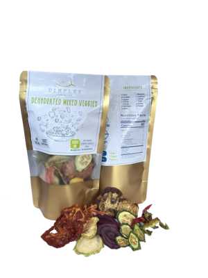 Dehydrated Mixed Veggies (Bag) - Dimples