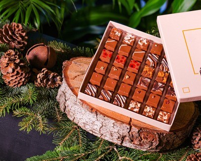 Chocolate Confections Designed Square (Box) - Crumble