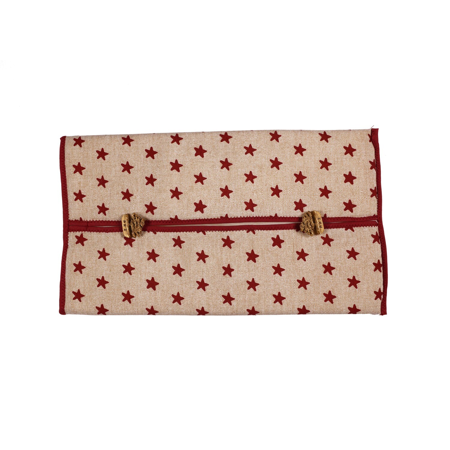 Tissue Box Cover in Christmas Fabric - Kounouz