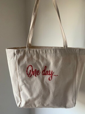 Tote Bag One Day... (Pcs) - Artisanat De Binti