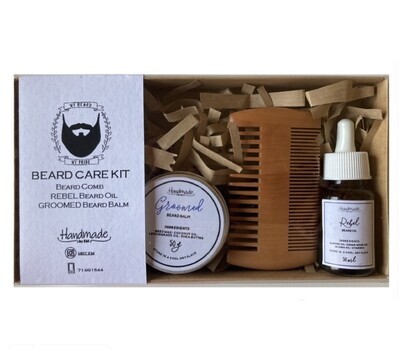 Kit Beard Care (Box) - Handmade by EM