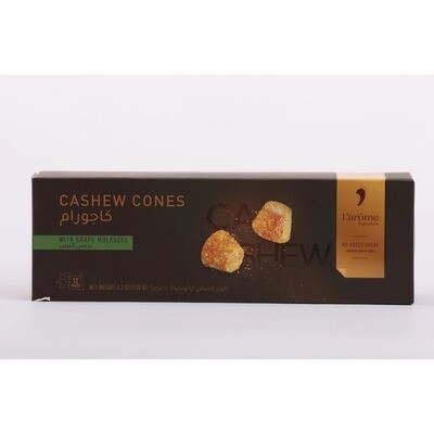 Cashew Cones with Grape Molasses (Pcs) - L'arome