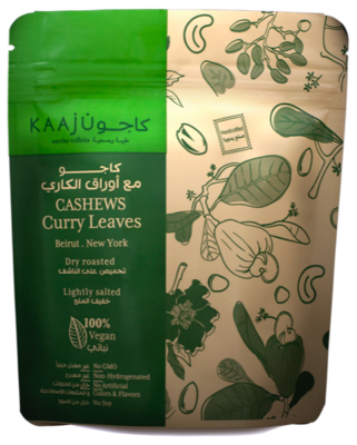 Cashews With Curry Leaves (Bag) - KAAJU
