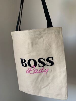 Tote Bag Boss Lady (Pcs) - Artisanat De Binti