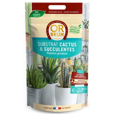 Terreau Cactus & Succulent (Bag) - OrBrun