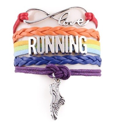 Love Running - Regenbogen-Armband S1314