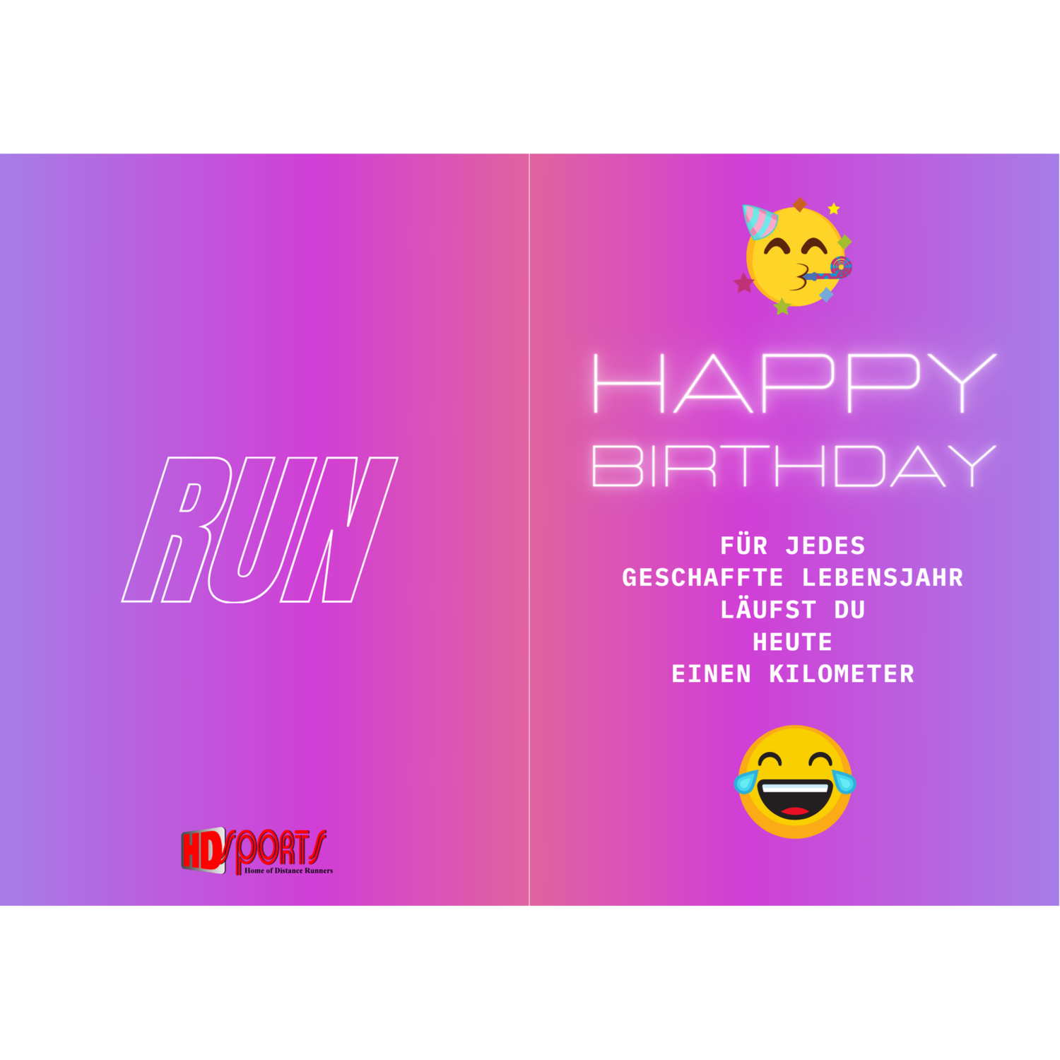 Happy Birthday Run (inkl. Medaille &amp; Goodies)