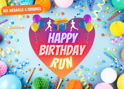 Happy Birthday Run (inkl. Medaille & Goodies) V105