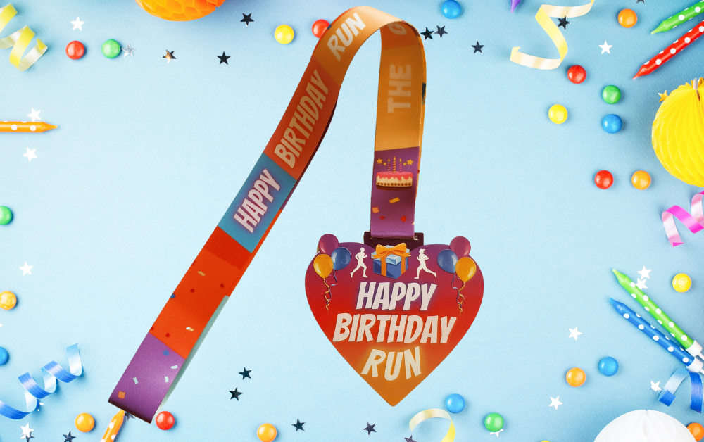 Happy Birthday Run (inkl. Medaille &amp; Goodies)