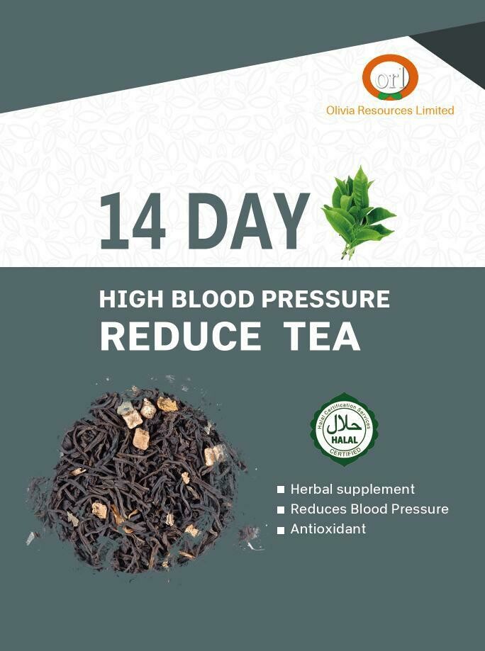 14 Day High Blood Pressure & Cholesterol Reduce Tea
