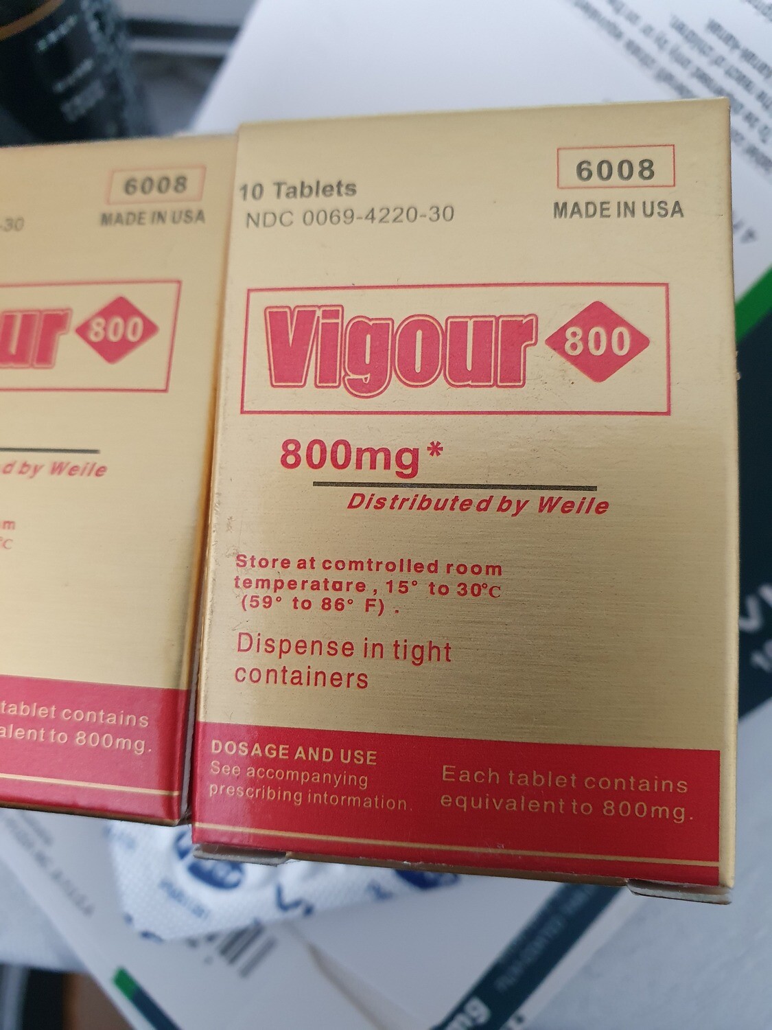 Vigour 800 Gold Healthy Male Sex Drive Tablets