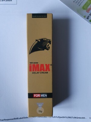 IMAX DELAY CREAM 100% HERBAL FOR MEN