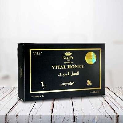 VIP VITAL HONEY.with Caviar & Tongkat Ali Powder-