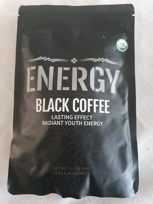 ENERGY BLACK COFFEE–14 sachets X 3.5g-Halal