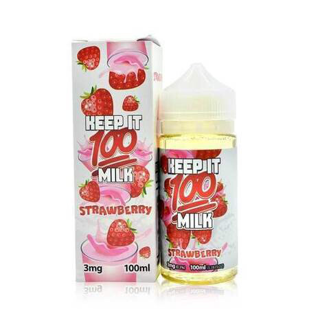 Keep It 100 Strawberry Milk 3mg 100ml