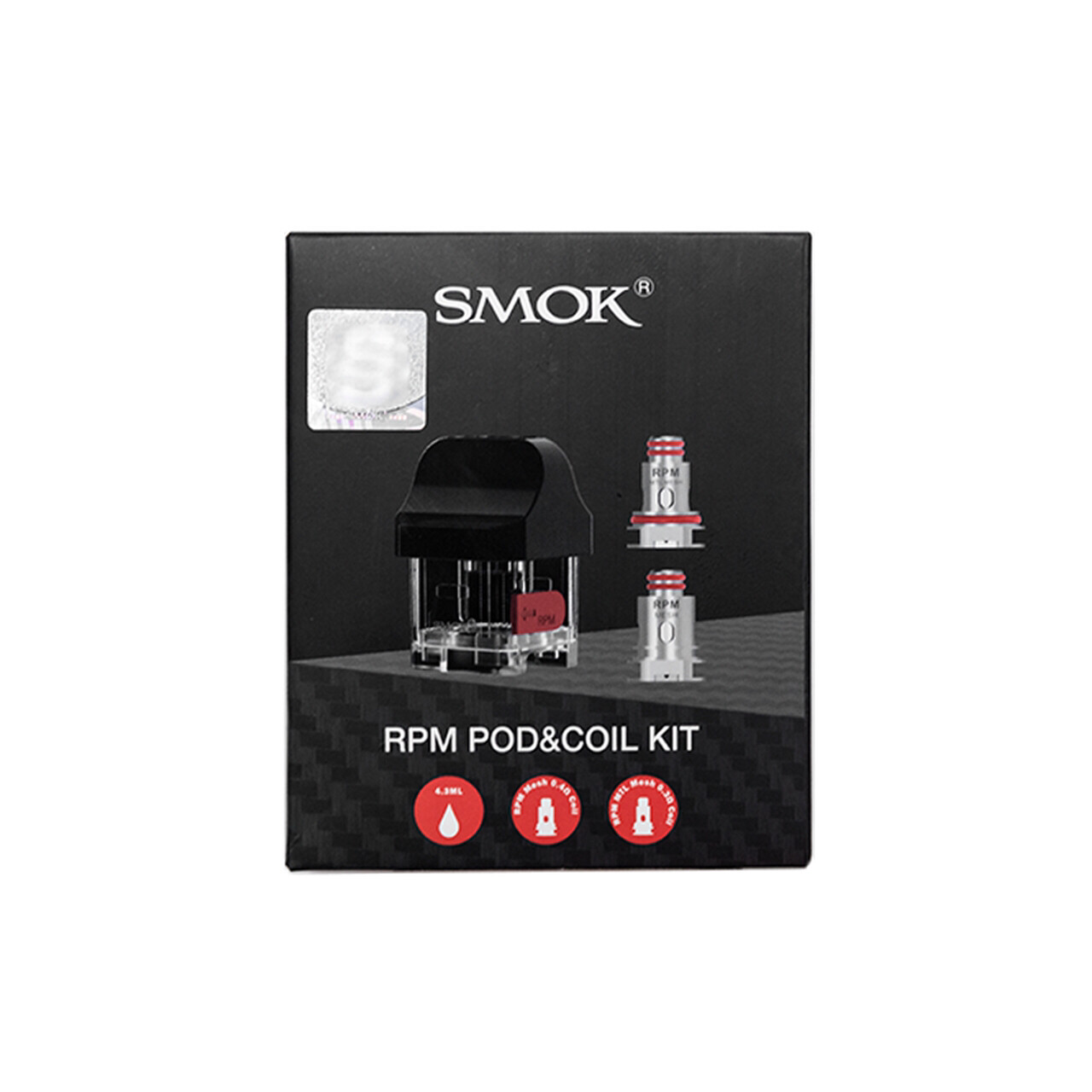 Smok Tech Rpm 40 Pods &coil Kit 4.3