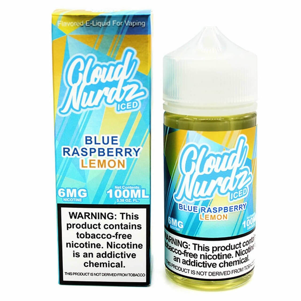 Cloud Nurdz Iced Blue Raspberry Lemon 6mg 100ml