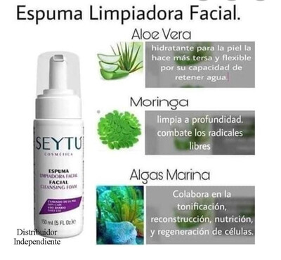 Espuma limpiadora