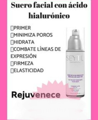 Suero facial de hidratacion profunda con Aloe vera