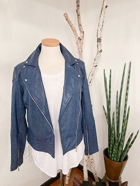 Lysse' Faux Leather Jacket