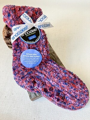 Purple + Pink Space Dye Slipper Sock