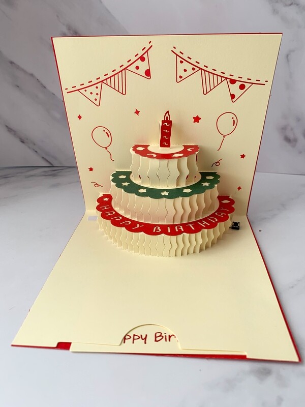 Light Up 3D Birthday Card