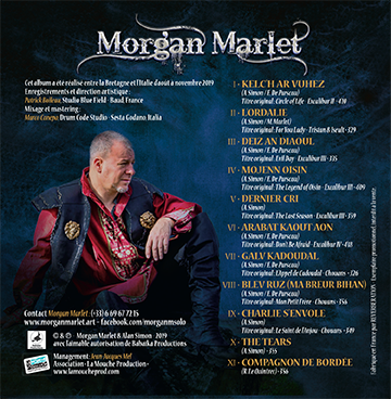 CD Digipack LÉGENDES - Morgan Marlet