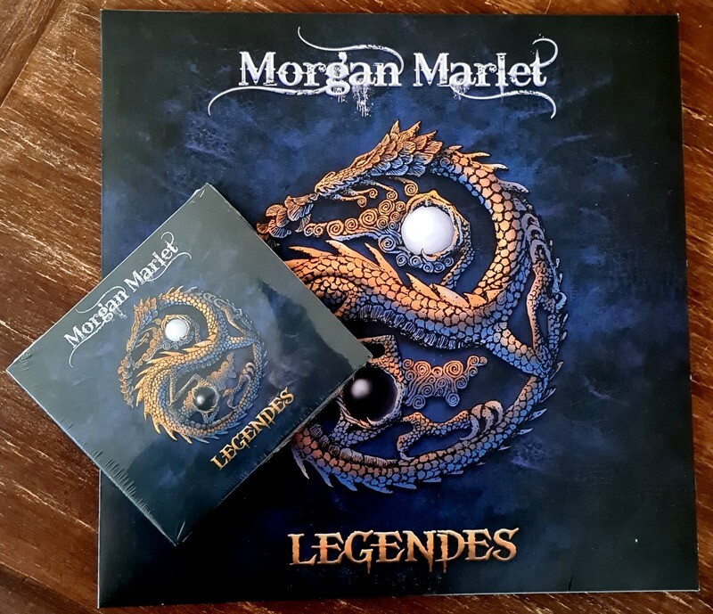 Pack CD + LP 33t vinyle LÉGENDES - Morgan Marlet