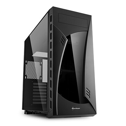 Sharkoon NightShark ATX PC Gaming Case Black with Side Window