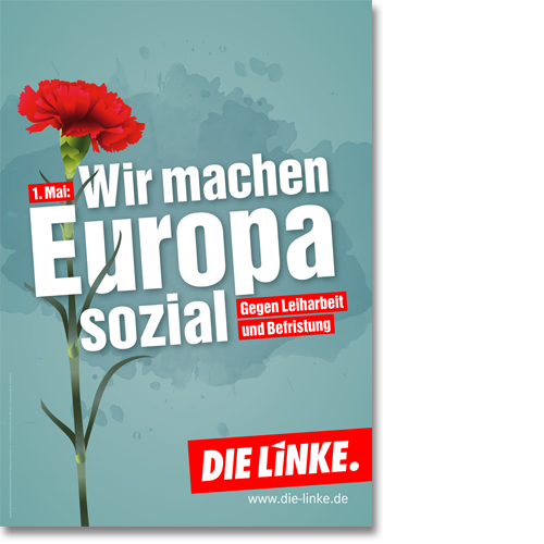 Plakat &quot;1. Mai - Europa&quot;